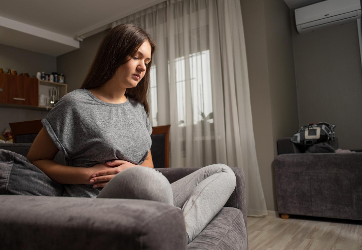 Woman with Upset Gallbladder