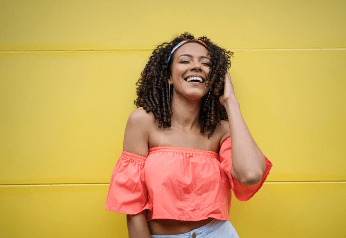 Healthy Curly Strong Hair